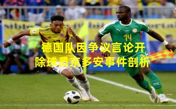 德国队因争议言论开除球员京多安事件剖析